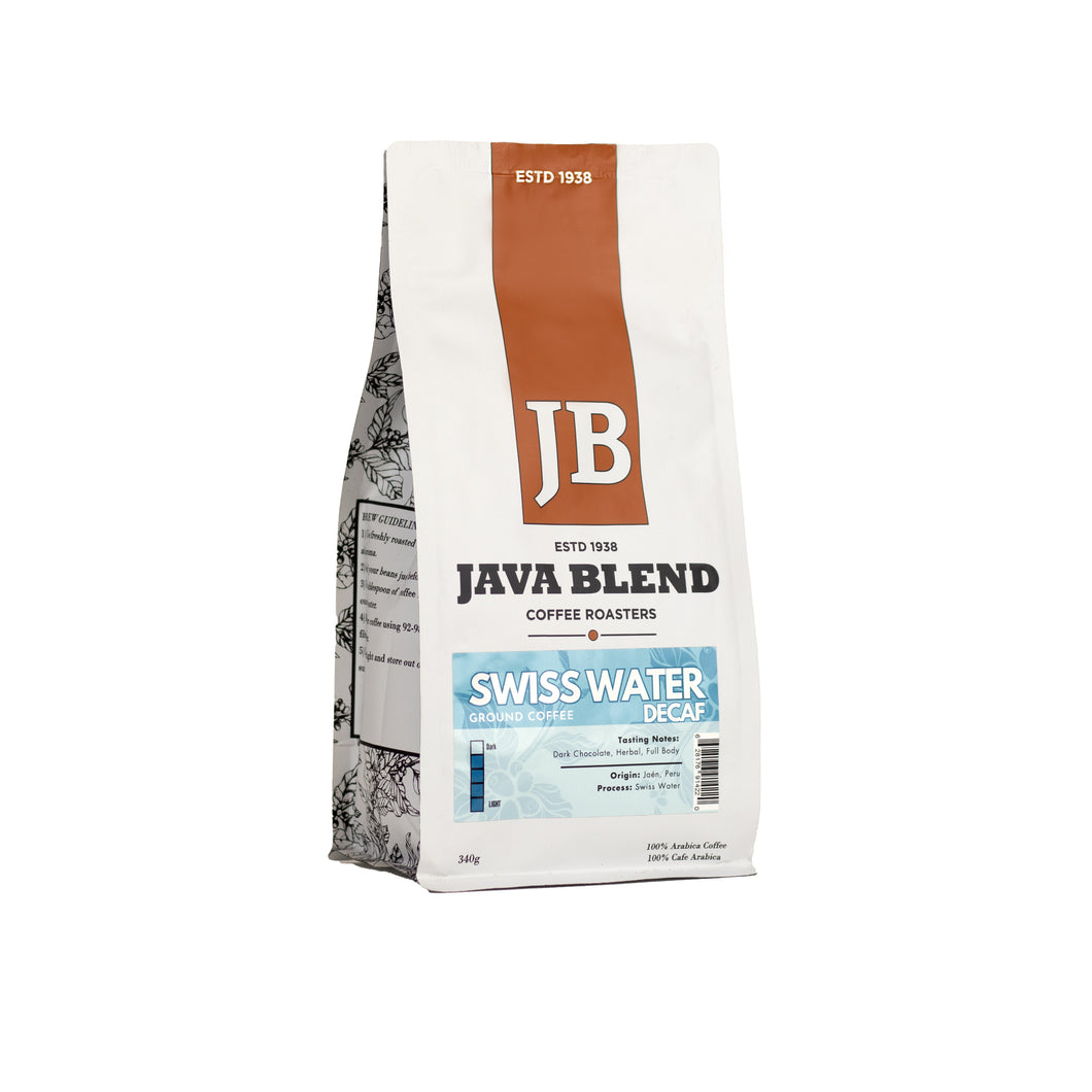 Java Blend - Espresso Ground Coffee - Swiss Water Decaf
