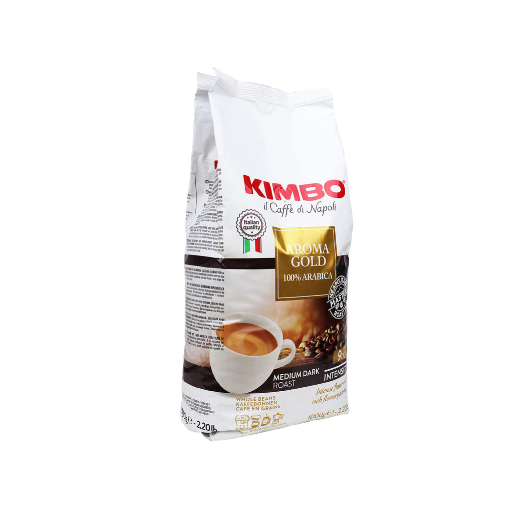 Kimbo - Whole Coffee Beans - Aroma Gold - 100% Arabica