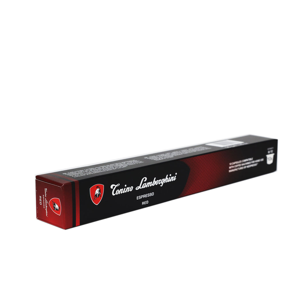 Tonino Lamborghini NESPRESSO® Compatible Capsules - Red - 10/20/40/100