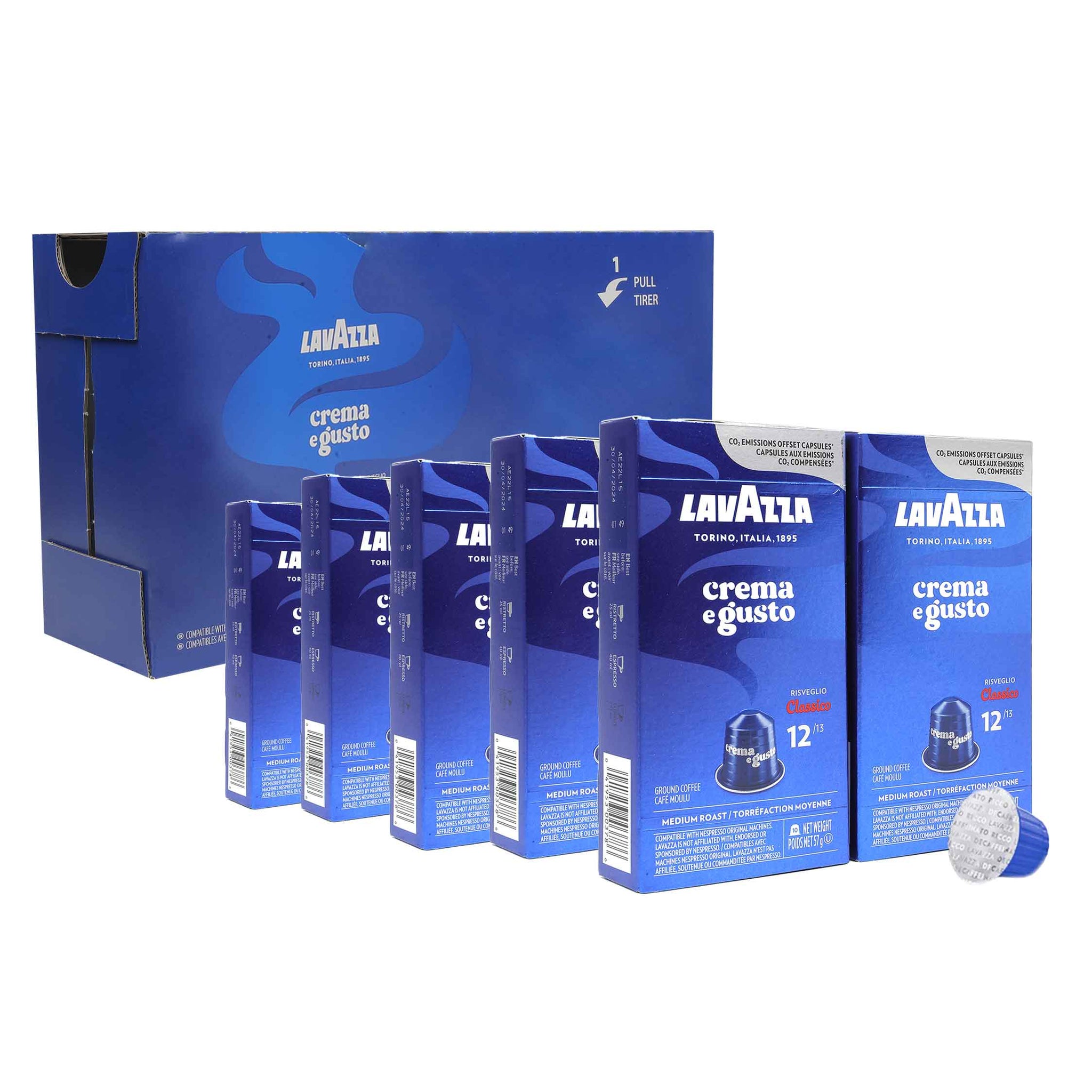 Lavazza NESPRESSO® Compatible Capsules - Crema e Gusto - 10/20/40/100