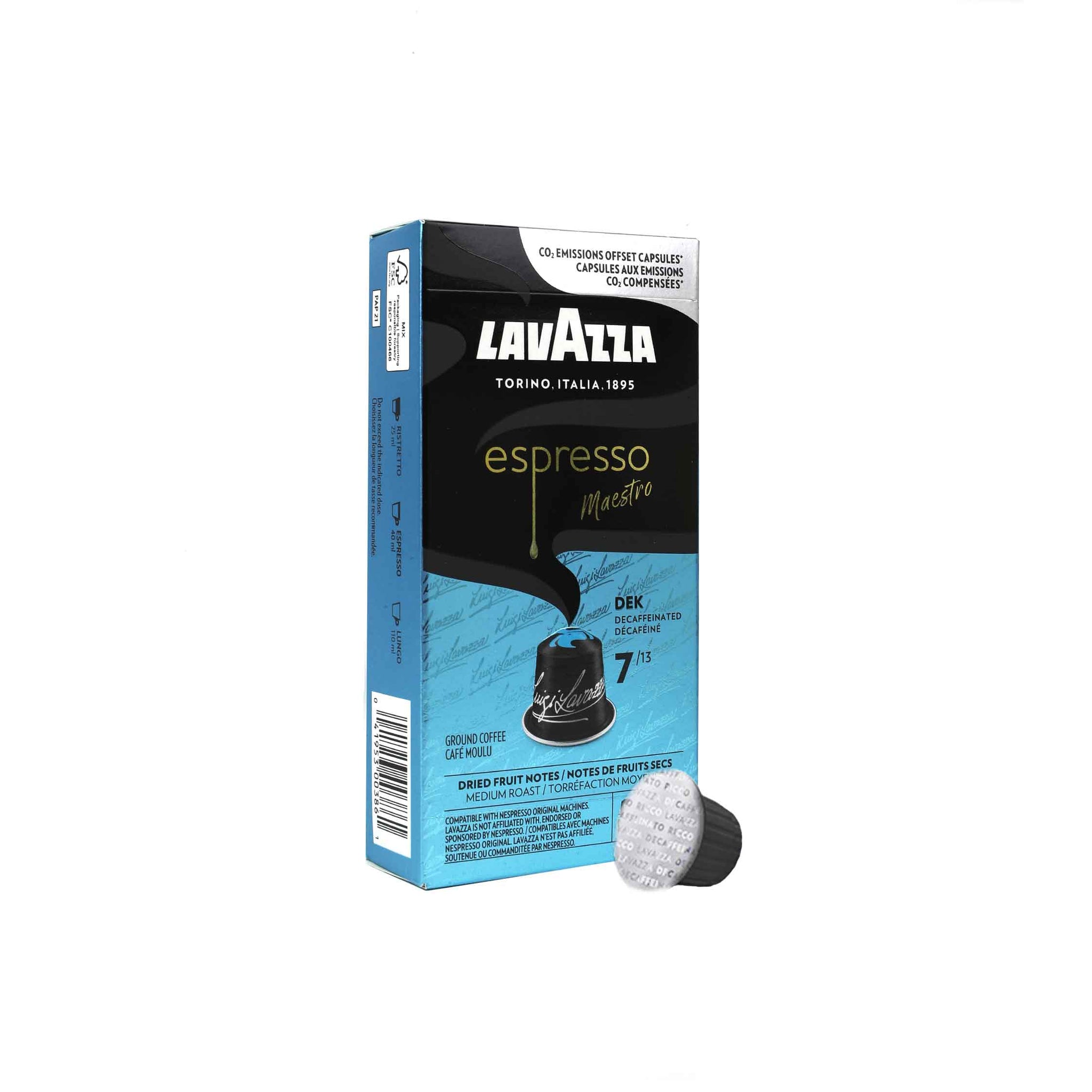 Lavazza NESPRESSO® Compatible Capsules - Decaffeinated - 10/20/40