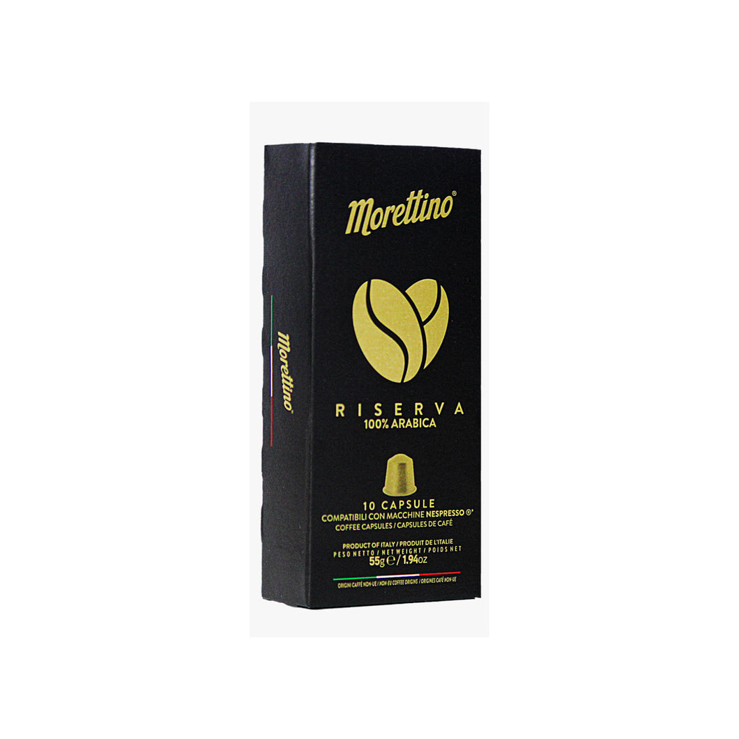 Morettino - NESPRESSO® Compatible - New - Riserva - 100% Arabica - 10/20/40/100