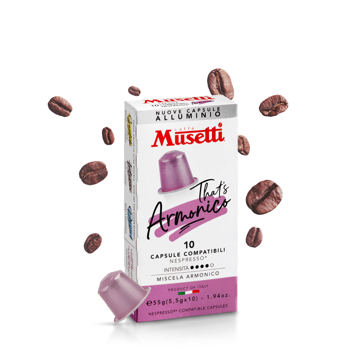 コーヒー 2kg(500gx4) Musetti EVOLUZIONE PARADISO Ground coffee Musetti Evoluzione, 100% Arabica, 250g – I