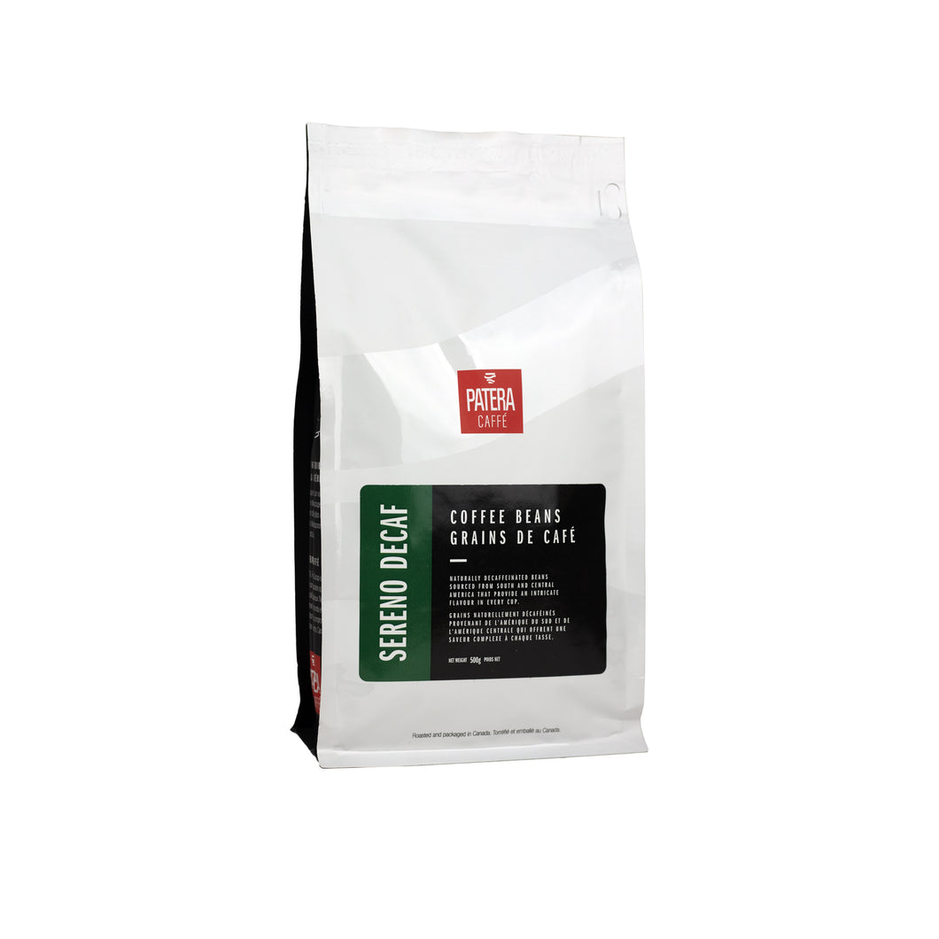Patera - Whole Coffee Beans - Sereno Decaf Blend