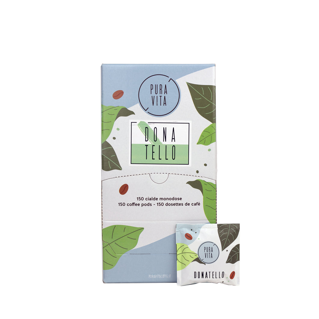 Pura Vita - E.S.E. Pods - Donatello  - Single Serve Compostable Pods