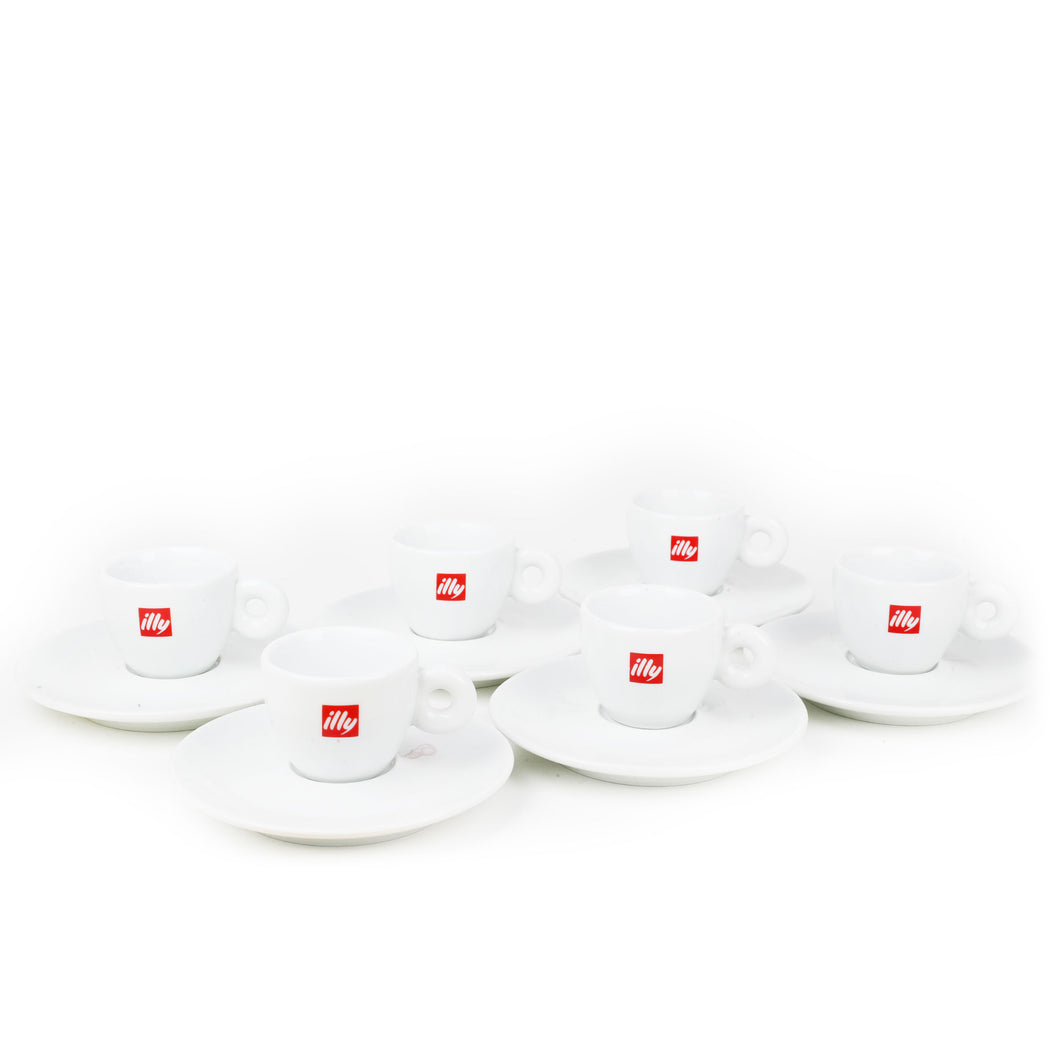 Illy - Espresso Coffee Cups - Original Cups and Saucers