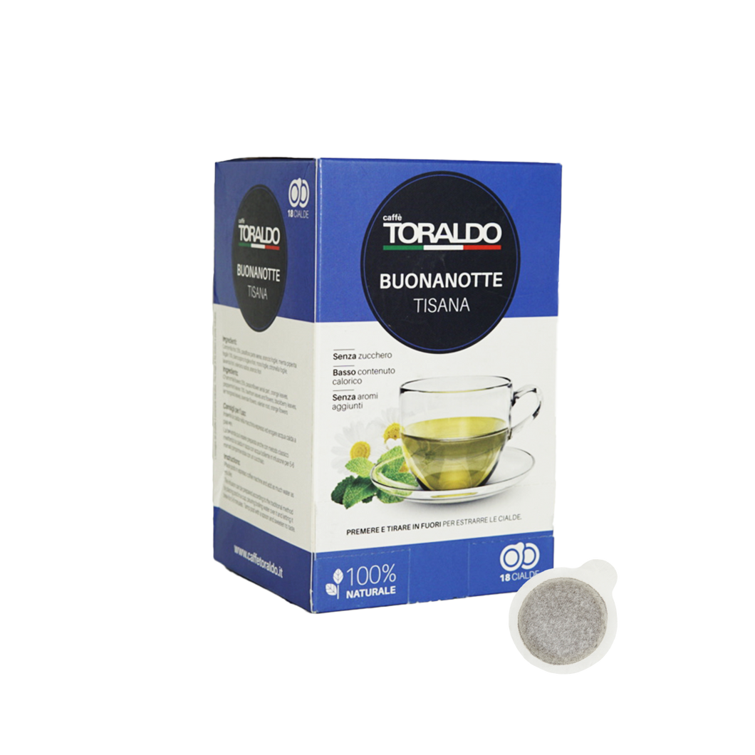 Caffe Toraldo - E.S.E. Pods - Buonanotte - Single Serve Compostable Pods