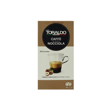 Load image into Gallery viewer, Caffe Toraldo - E.S.E. Pods - Hazelnut Flavored Coffee - Single Serve Compostable Pods
