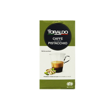 Load image into Gallery viewer, Caffe Toraldo - E.S.E. Pods - Pistachio Flavored Coffee - Single Serve Compostable Pods
