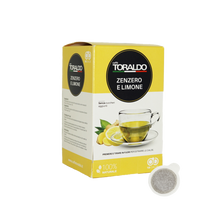 Load image into Gallery viewer, Caffe Toraldo - E.S.E. Pods - Ginger &amp; Lemon - Single Serve Compostable Pods
