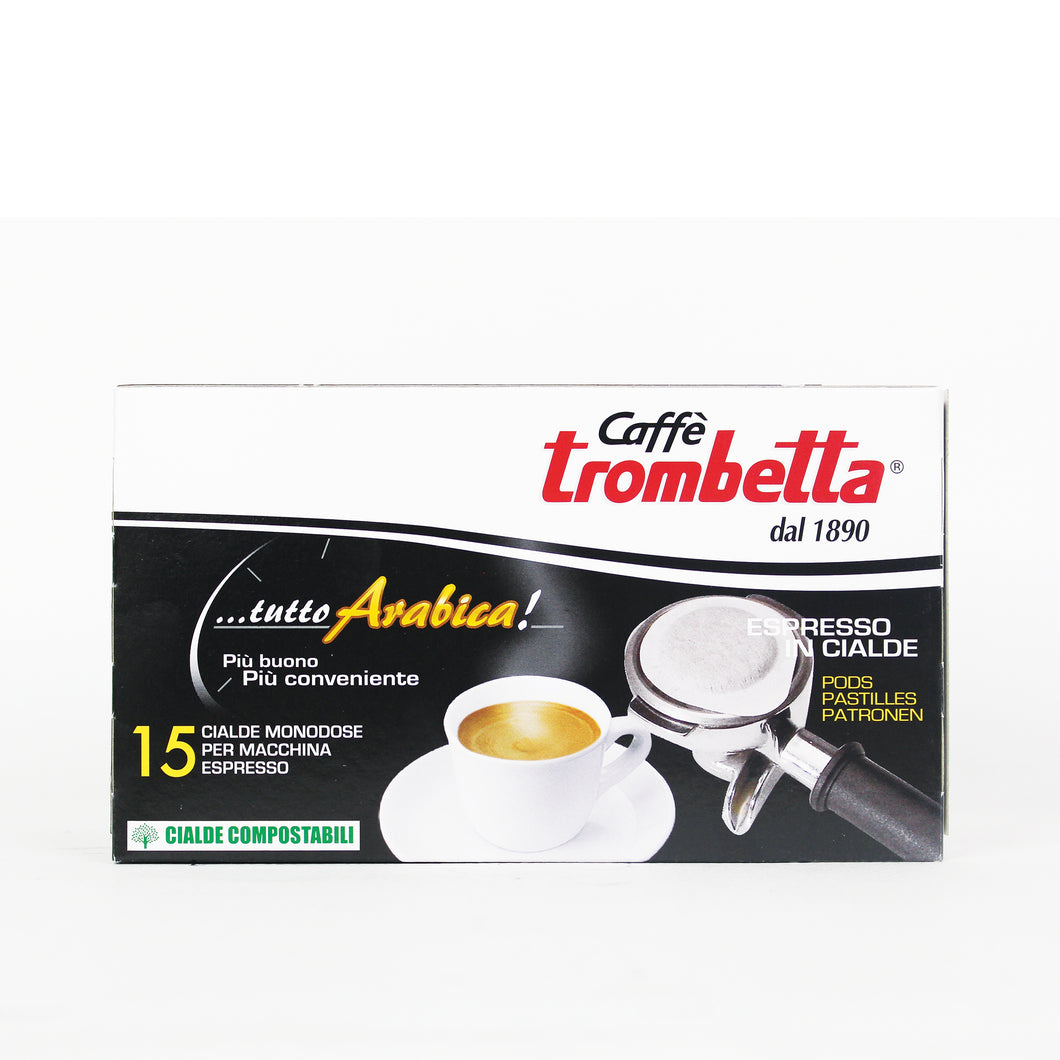 Caffe Trombetta - E.S.E. Pods - 100% Arabica - Single Serve Compostable Pods