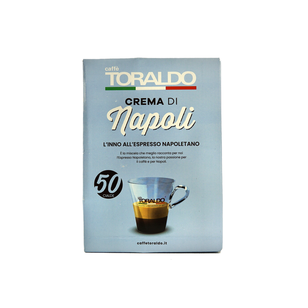 Caffe Toraldo - E.S.E. Pods - Crema Di Napoli - Single Serve Compostable Pods