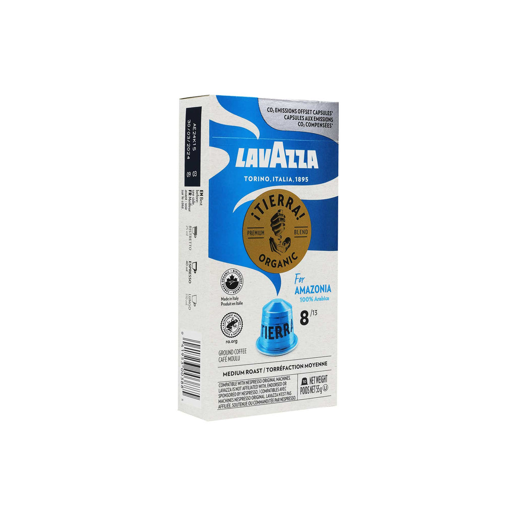 Lavazza NESPRESSO® Compatible Capsules - ¡Tierra! For Amazonia - 10/20/40/100