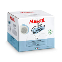 Load image into Gallery viewer, Caffe Musetti - E.S.E. Pods - Decaffeinated - Single Serve Compostable Pods
