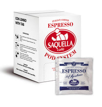Load image into Gallery viewer, Saquella - E.S.E. Pods - Espresso Classic - Medium Roast - Single Serve Compostable Pods
