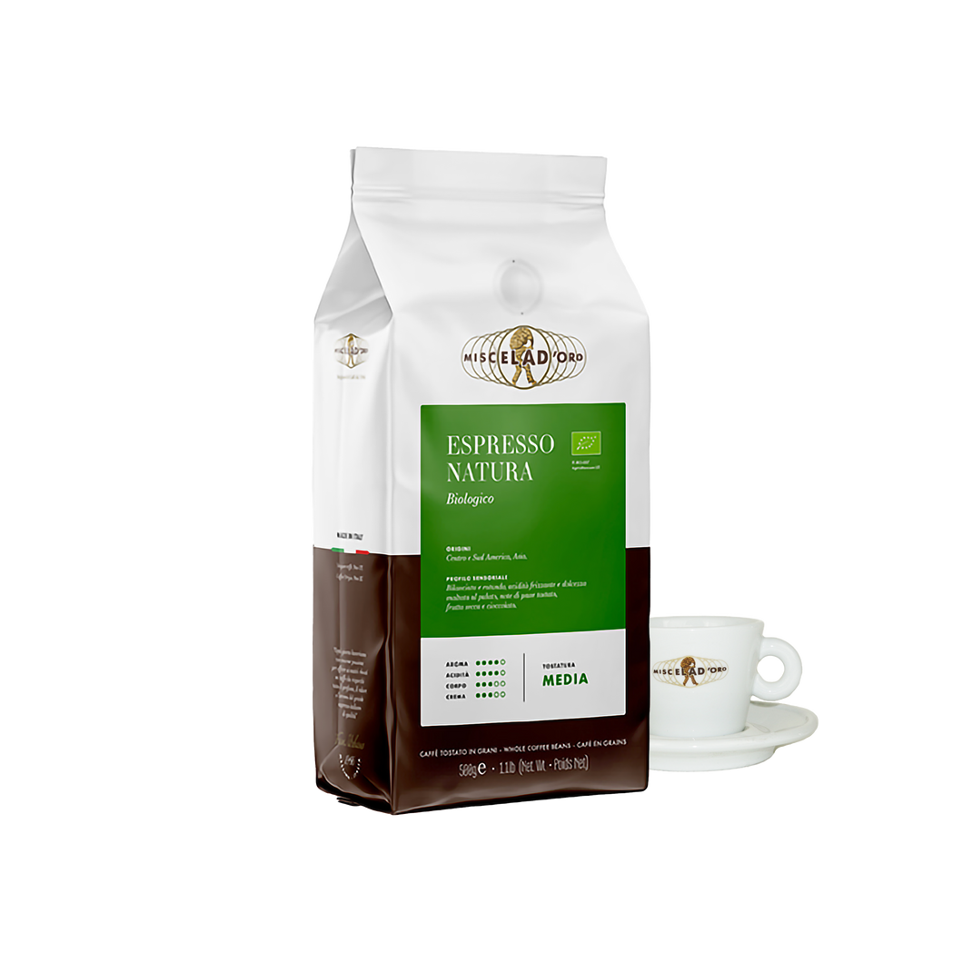 Miscela D'Oro - Whole Coffee Beans - Organic - Espresso Natura