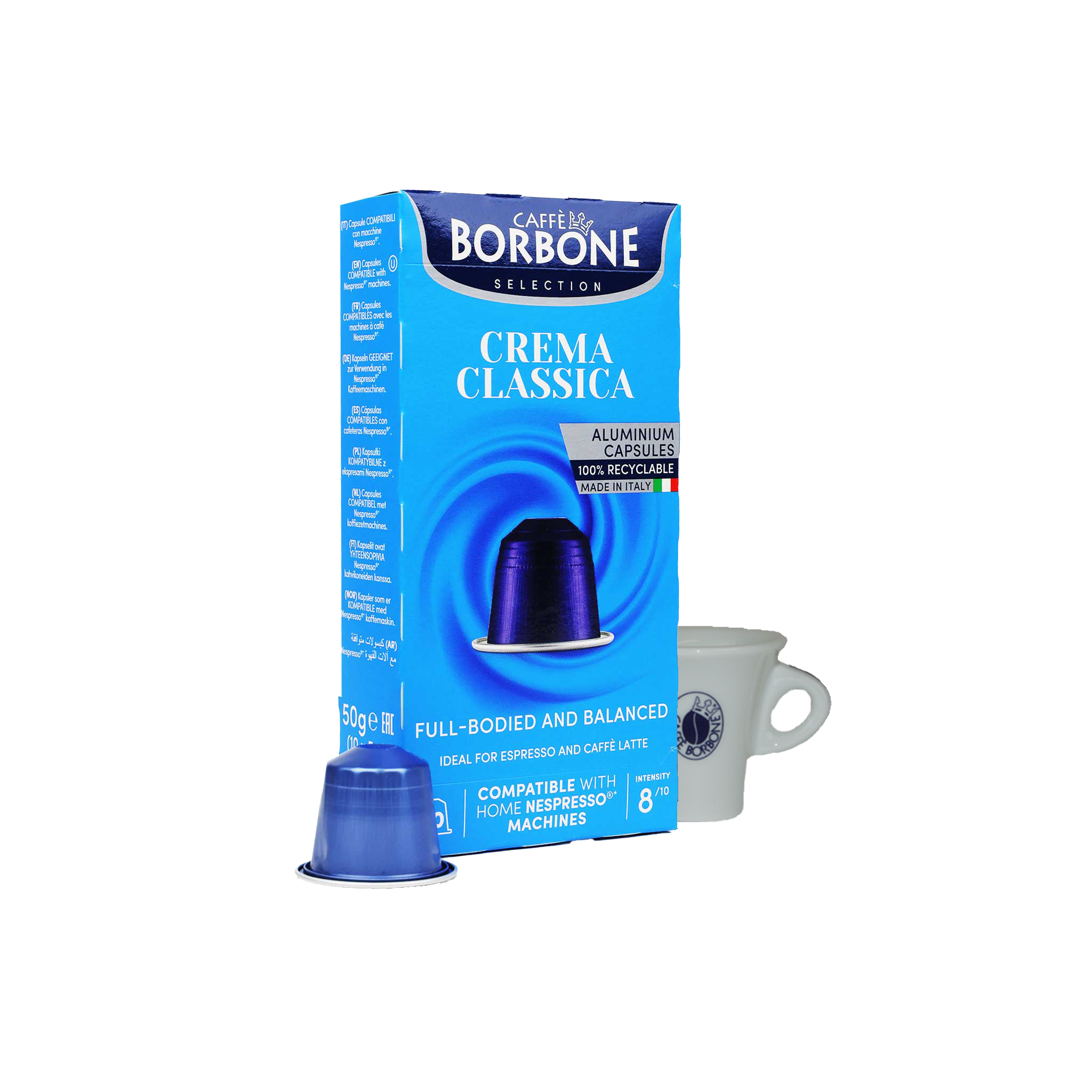 Caffe Borbone - NESPRESSO® Compatible - New - Crema Classica - 10/20/4