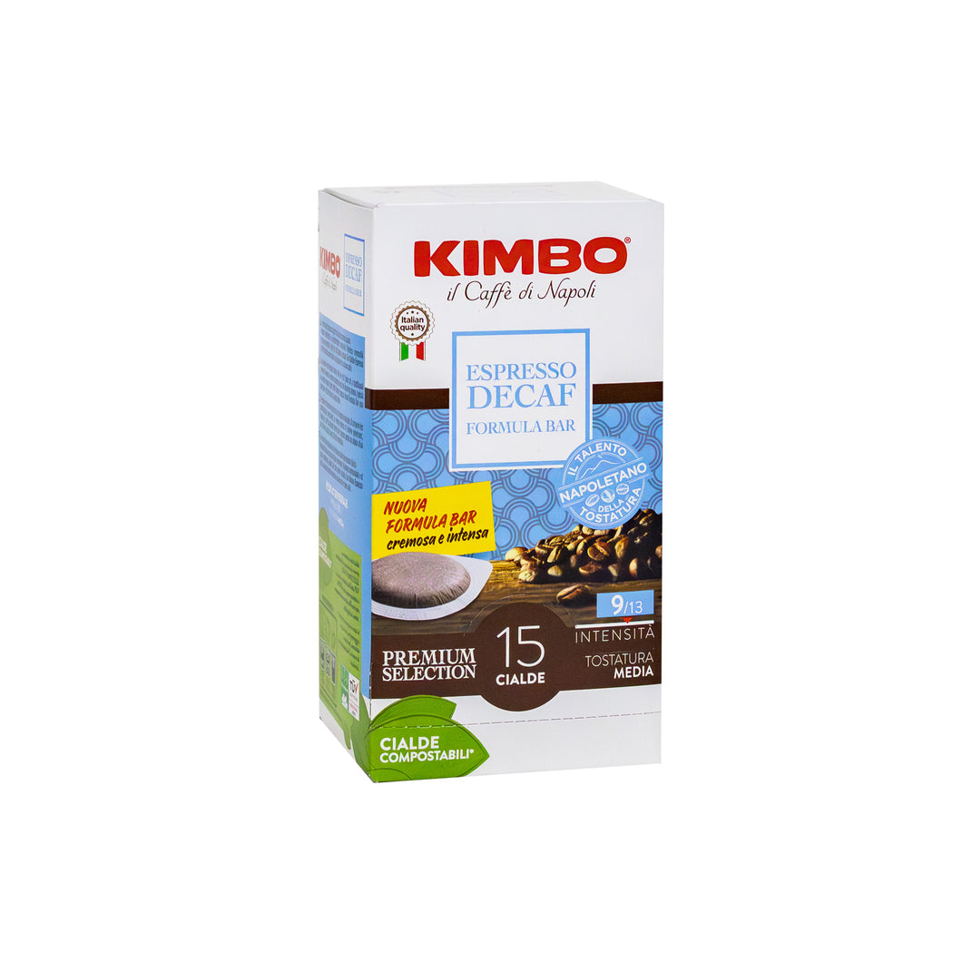 Kimbo - E.S.E. Pods - Decaffeinated - Single Serve Compostable Pods