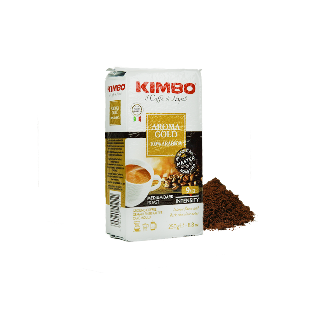 Kimbo - Espresso Grind - Aroma Gold - 250 Gms Pack