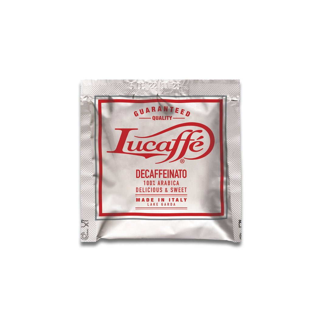 Lucaffe - E.S.E. Pods - Decaffeinated - 100% Arabica - Single Serve Compostable Pods