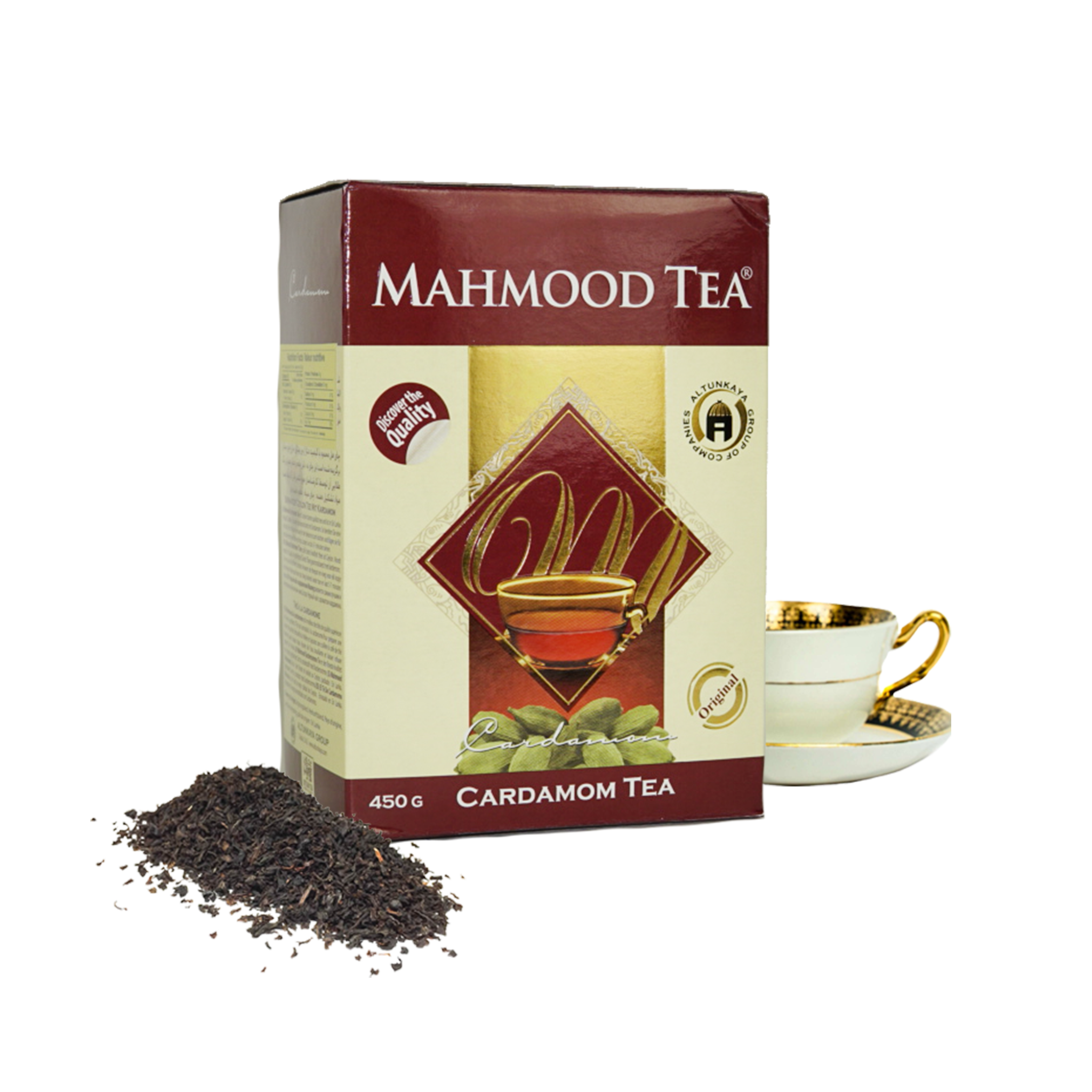 Mahmut Tea Mahmood Tea - Loose Leaf - Cardamom Tea - 450 Gms