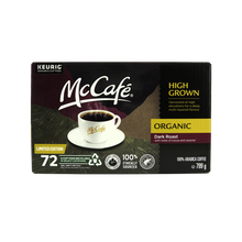 Load image into Gallery viewer, McCafe - K-Cup® - High Grown Organic Dark Roast - 72 Single Serve K-Cups
