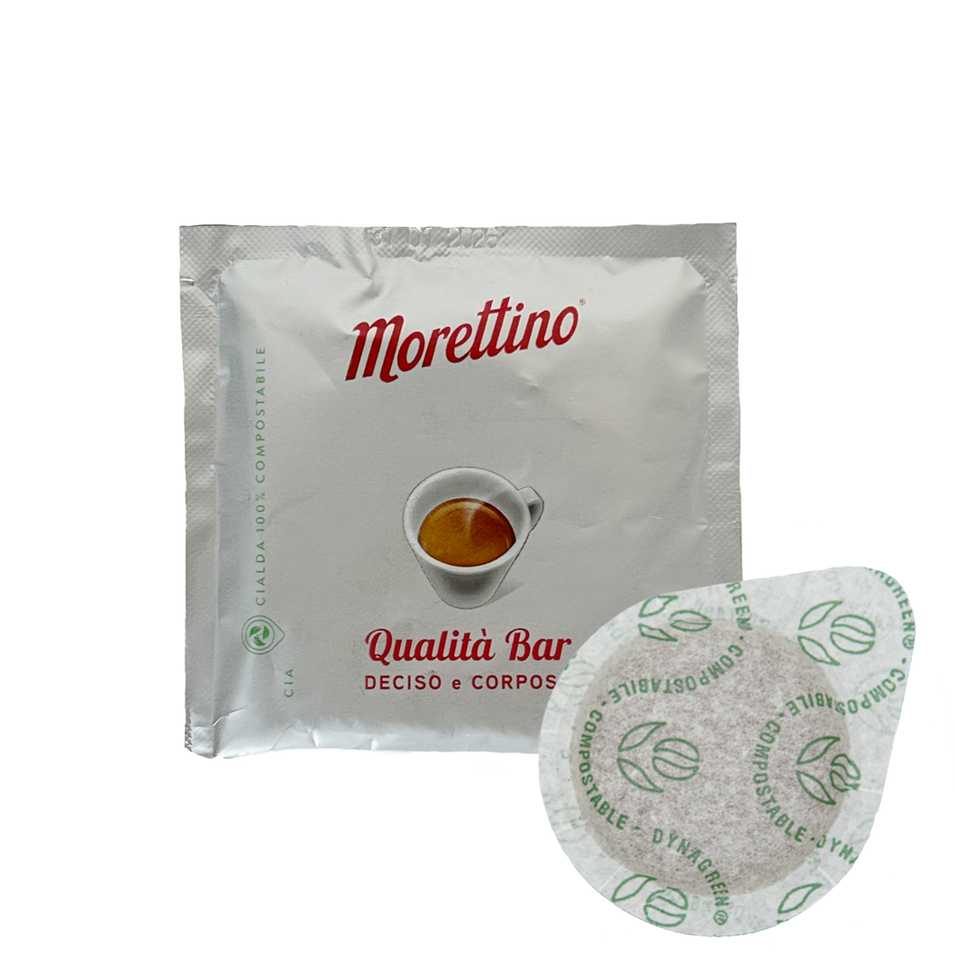 Morettino - E.S.E. Pods - Qualita Bar - Deciso & Corposo - Single Serve Compostable Pods