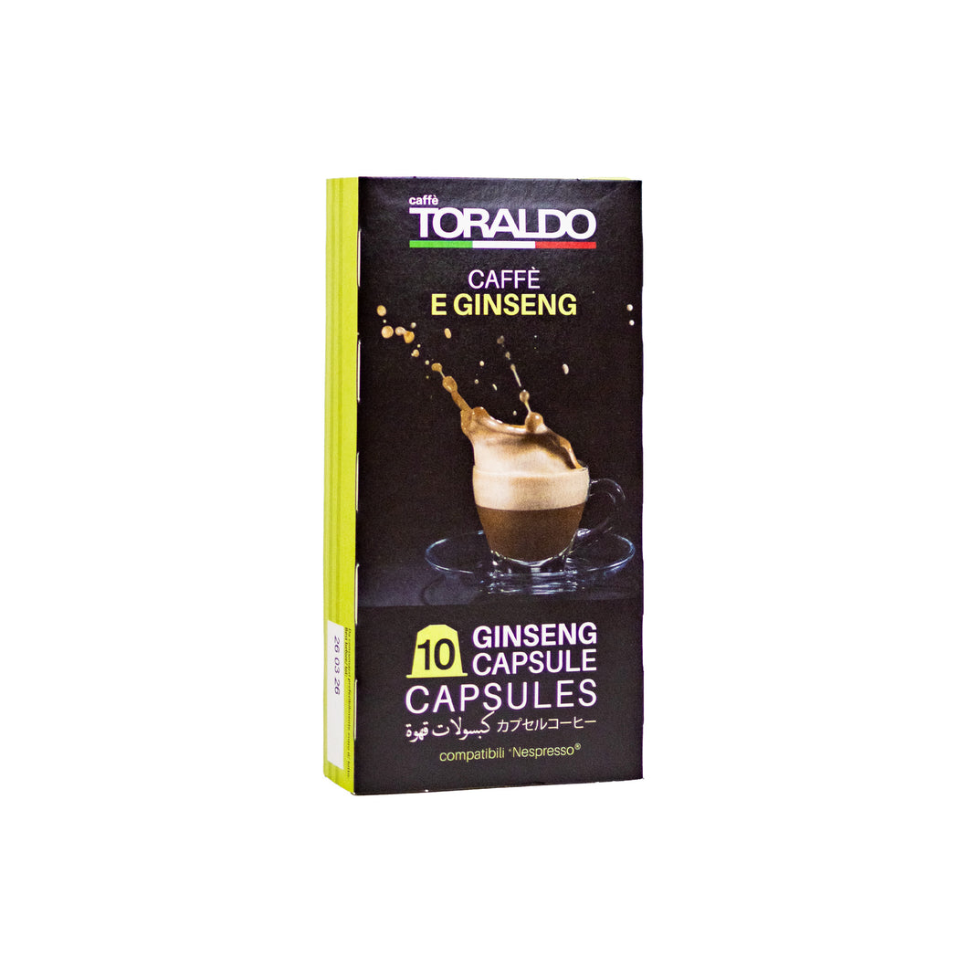 Caffe Toraldo - NESPRESSO® Compatible Capsules - Coffee and Ginseng