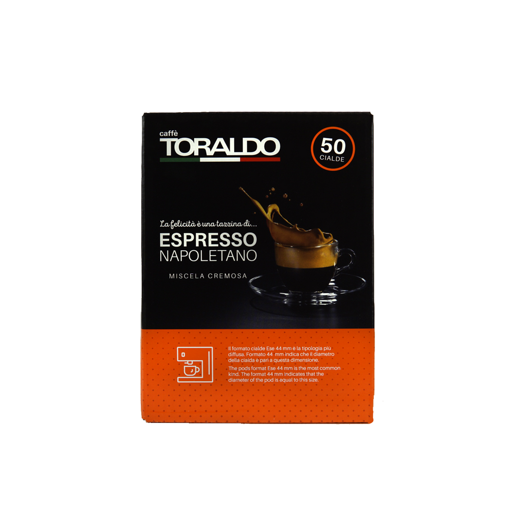 Caffe Toraldo - E.S.E. Pods - Cremosa - Single Serve Compostable Pods