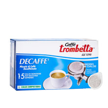 Load image into Gallery viewer, Caffe Trombetta - E.S.E. Pods - Decaffeinated - Single Serve Compostable Pods
