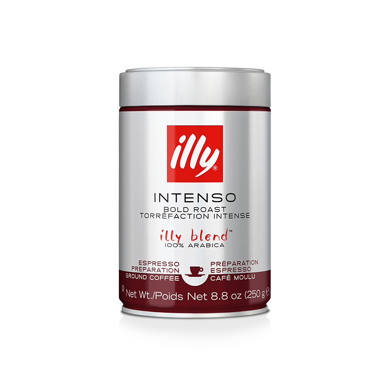 illy® Espresso Grind - Intenso - Dark Roast - 250 Gms Tin