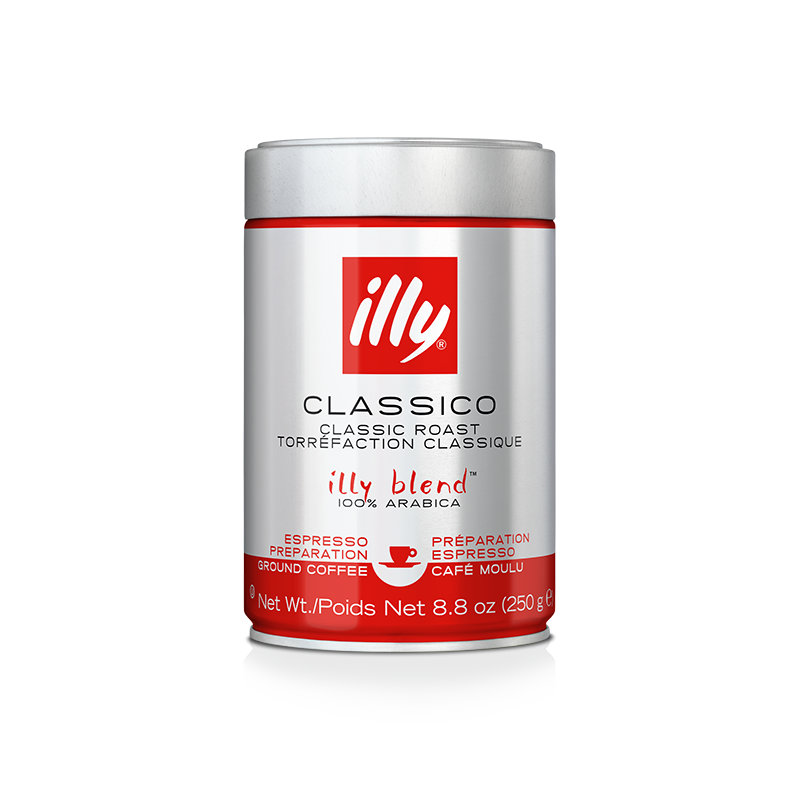 illy® Espresso Grind - Classico - Medium Roast - 250 Gms Tin