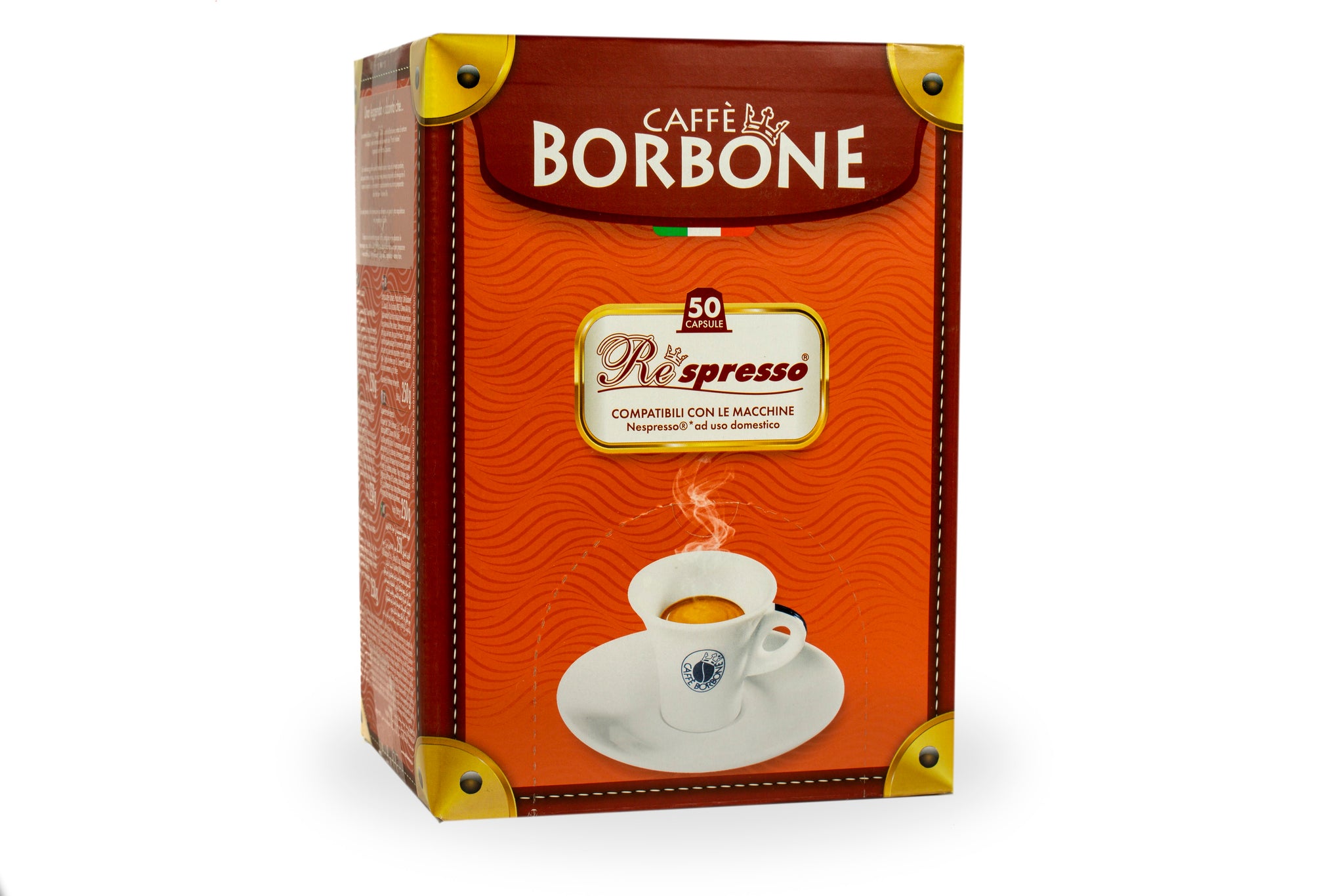 50 Capsule Compatibili Nespresso Caffe' Borbone Respresso Dek Decaffeinato