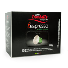 Load image into Gallery viewer, Caffe Trombetta - NESPRESSO® Compatible - Piu Crema - 10/40/50/80/100
