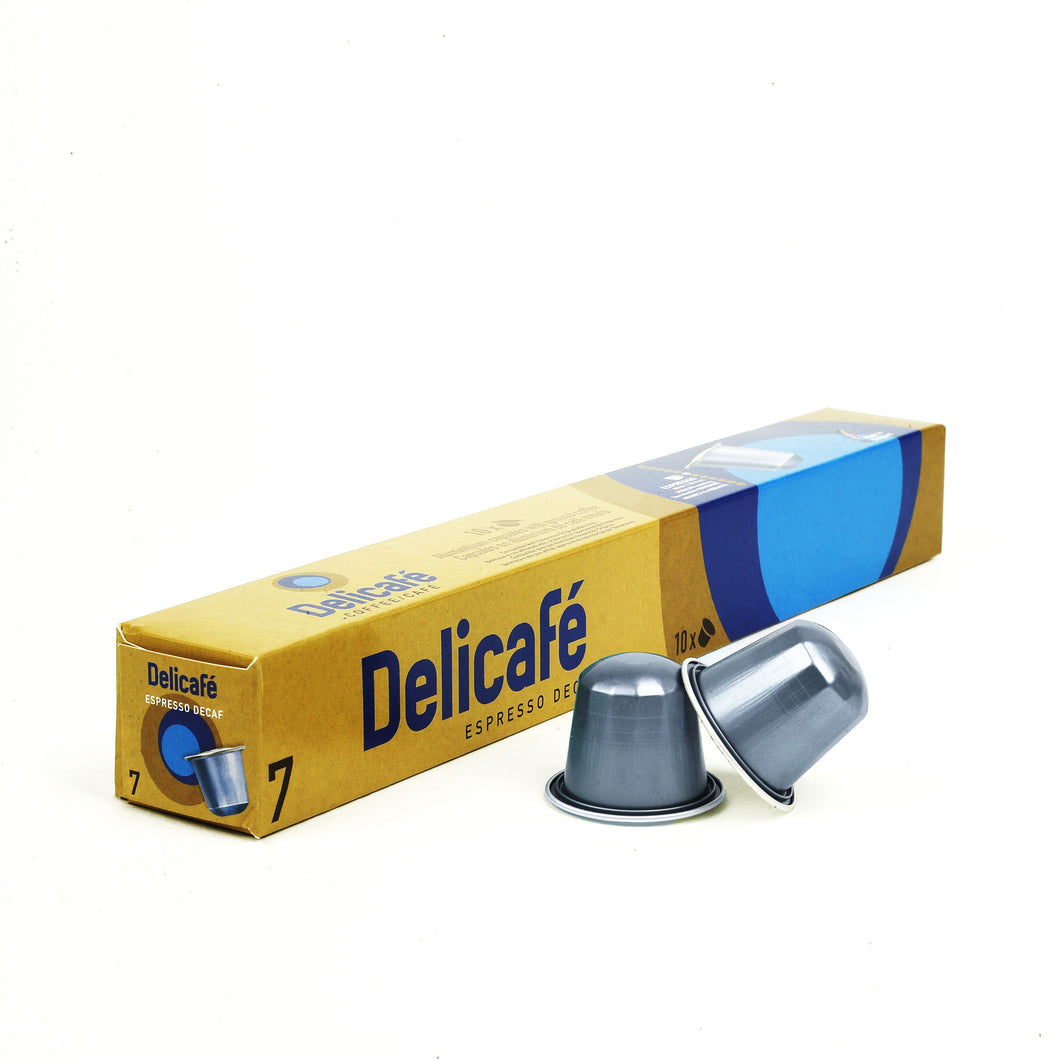 Delicafe NESPRESSO® Compatible Capsules - Decaffeinato - 10/40/120