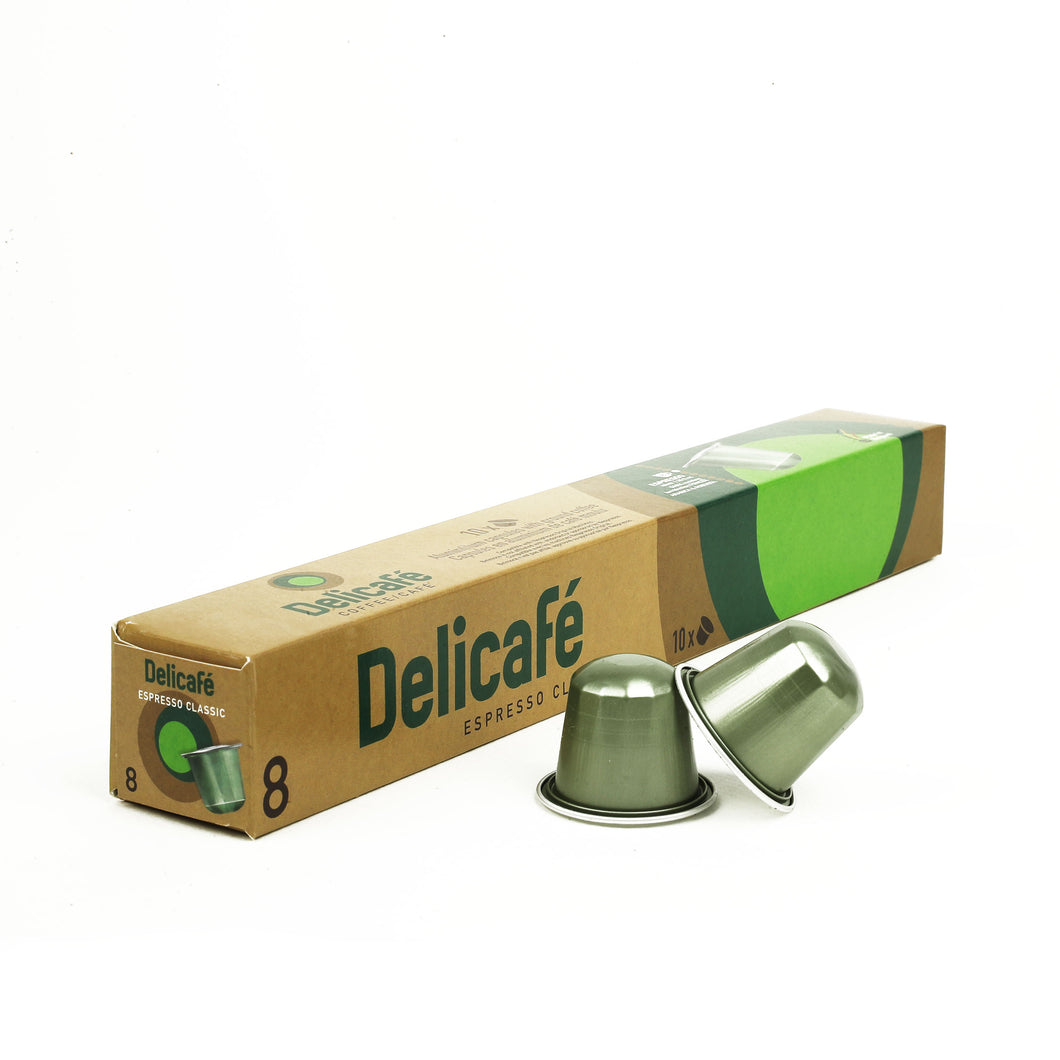 Delicafe NESPRESSO® Compatible Capsules - Espresso Classic - 10/40/120