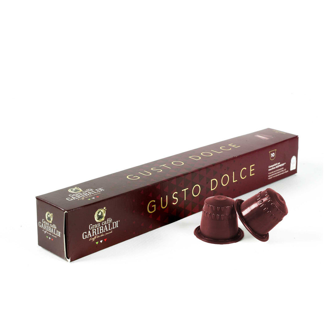 Gran Caffe Garibaldi - NESPRESSO® Compatible - Sleeve Pack -Gusto Dolce - 10/40/80/100
