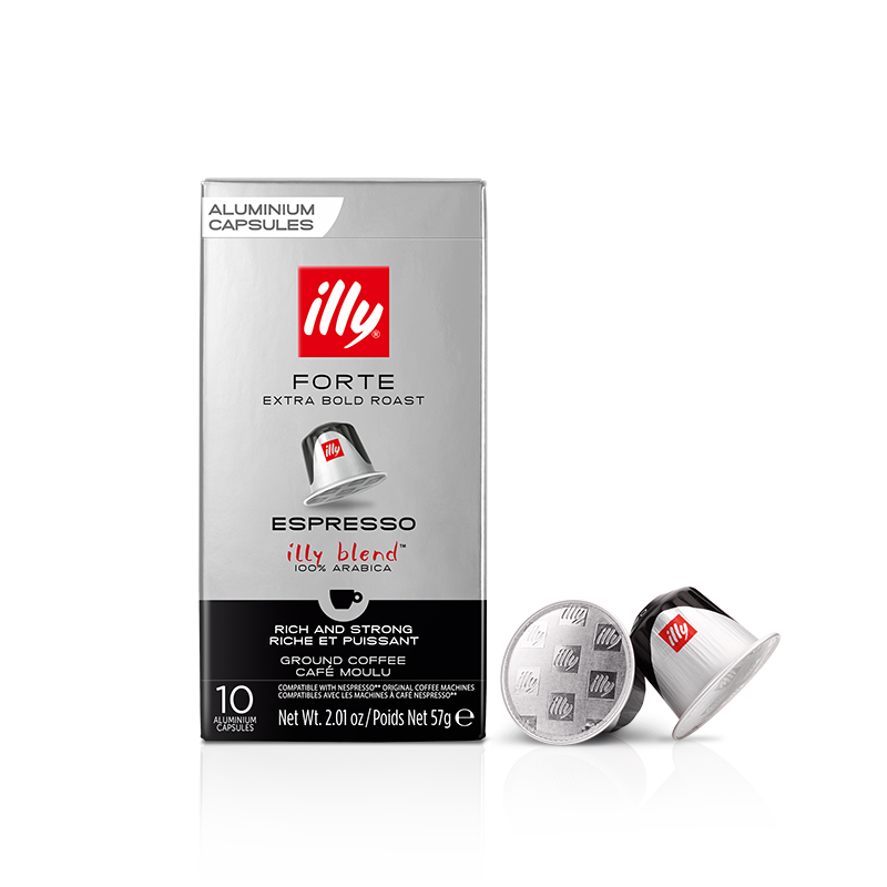 illy® - Nespresso® Compatible Capsules - FORTE roast