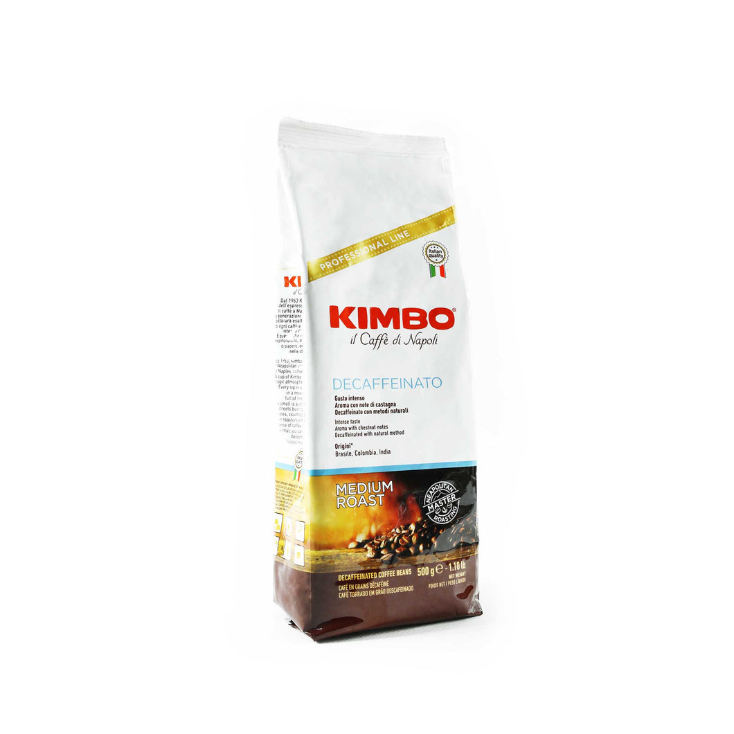 Kimbo - Whole Coffee Beans - Decaffeinated