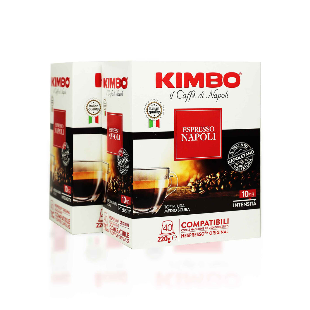 Kimbo Nespresso® Compatibles - Espresso Napoli - Value Packs - 40/80/120/160