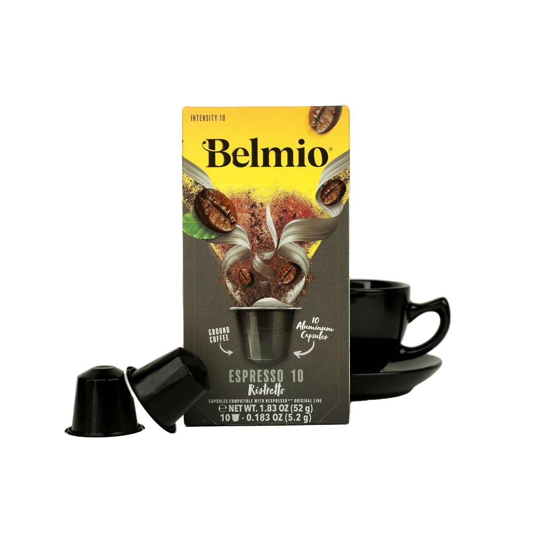 Belmio NESPRESSO® Compatible Capsules - Espresso 10 - Ristretto - 10/20/40/80