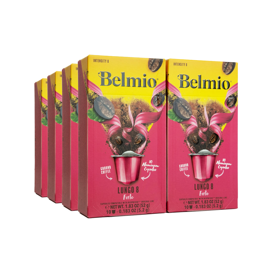 Belmio NESPRESSO® Compatible Capsules - Lungo Forte - 10/20/40/80