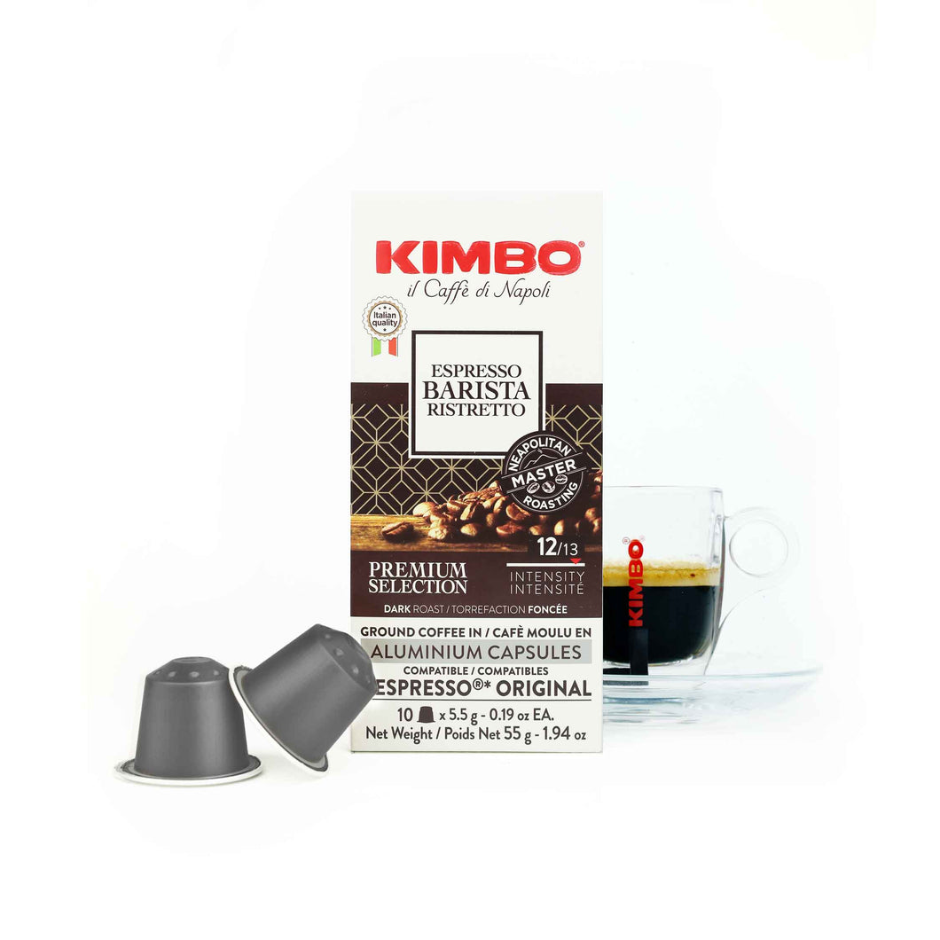 Kimbo Nespresso® Compatibles - Premium Selection - Espresso Ristretto - 10/20/40/100