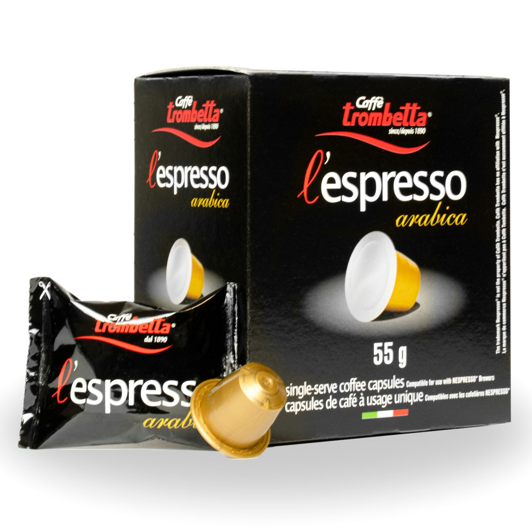 10 capsules compatibles Nespresso 100% Arabica - Caffè Borbone