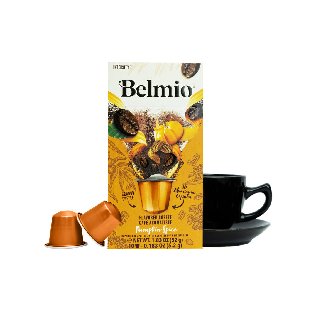 Belmio NESPRESSO® Compatible Capsules - Pumpkin Spice - 10/20/40/80